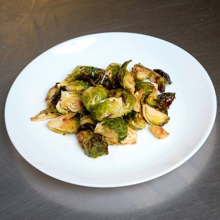 Roasted Brussel Sprouts with balsamic glaze 